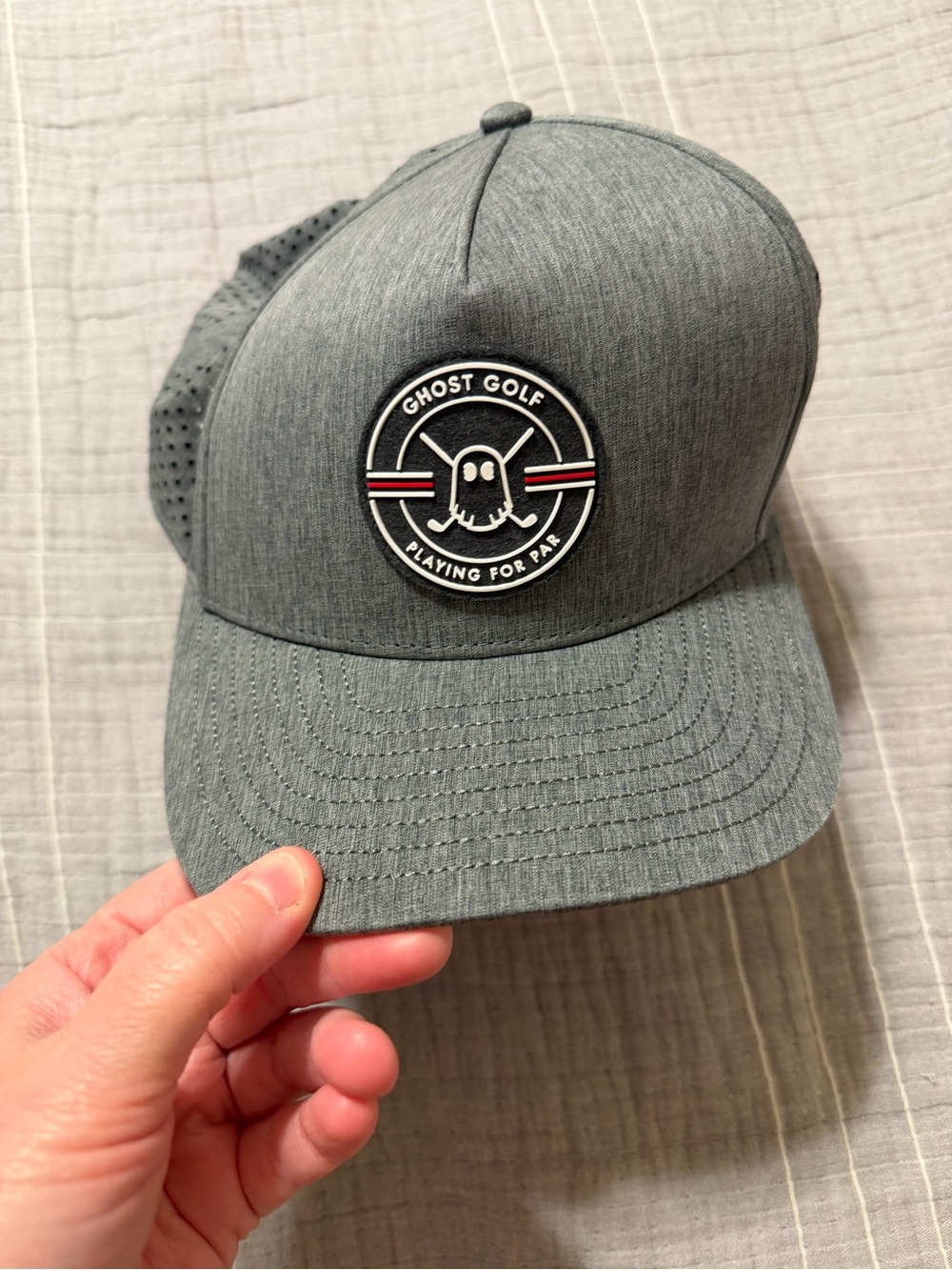 Ghost Golf Playing For Par Hat